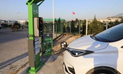 Elektrikli otomobiller için şarj istasyonları BURULAŞ otoparklarında