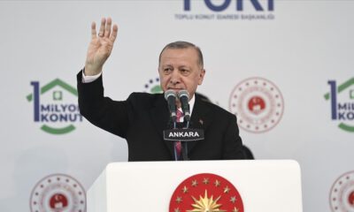 Cumhurbaşkanı Erdoğan, TOKİ töreninde konuştu