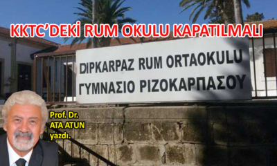 KKTC’deki Rum Okulu kapatılmalı