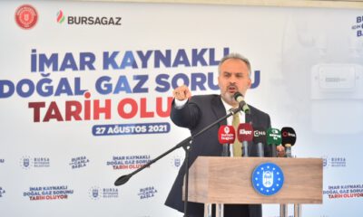 Bursa’da o ilçelerin doğal gaz hasreti bitiyor