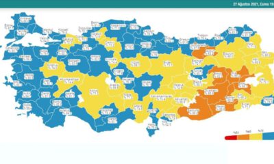 İstanbul, Kovid-19 aşı haritasında mavi renge döndü