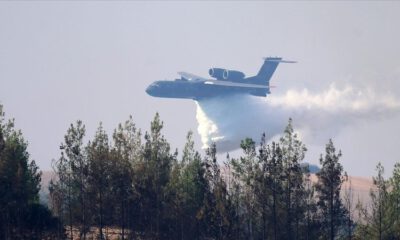 Kahramanmaraş’ta yangın söndürme uçağı düştü