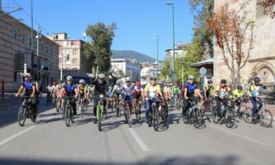 Bursa’da çevre ve barış için pedal çevirdiler