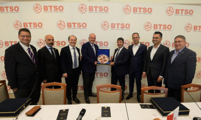 BTSO, Demokrasi ve Atılım Partisi heyetini ağırladı