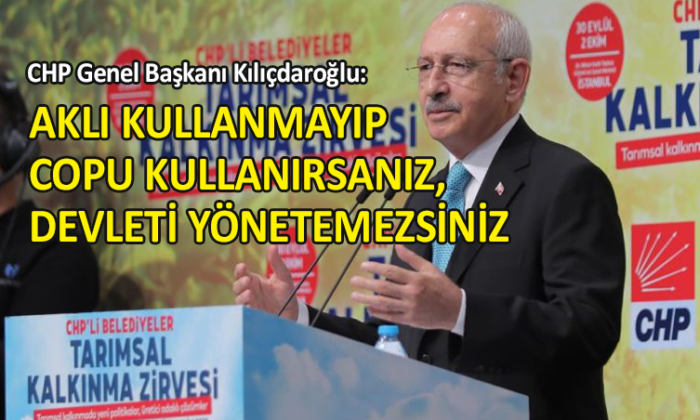 Kılıçdaroğlu, ‘Tarımsal Kalkınma Zirvesi’nde…