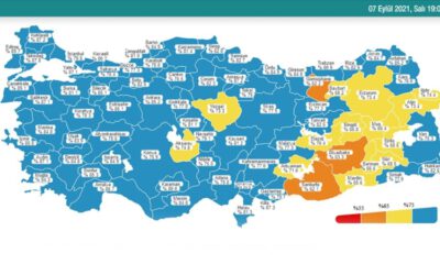 Bakan Koca, risk haritasında rengi değişen illeri paylaştı