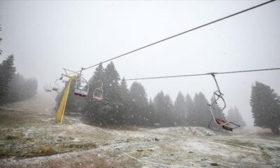 Uludağ ile Ilgaz’a mevsimin ilk karı yağdı