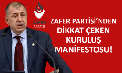 Zafer Partisi kuruluş manifestosu açıklandı
