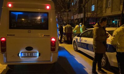 Bursa’da güzergahı dışında yolcu taşıyan minibüse trafikten men