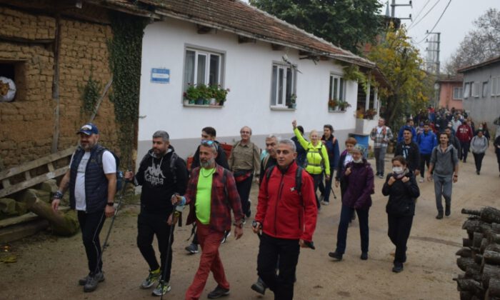 Atatürk’ü doğa yürüyüşünde andılar