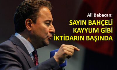 Babacan, MHP lideri Bahçeli’ye sert çıktı