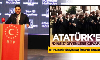 BTP lideri Baş’tan sert ‘dinsiz’ yanıtı