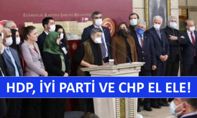 HDP, İYİ Parti ve CHP’den ortak basın toplantısı