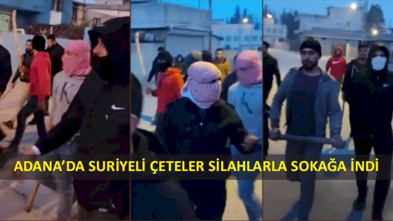 Adana’da şok görüntüler: Elleri sopalı grup…