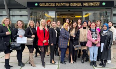 Gelecek Partisi lideri Davutoğlu, Bursalı kadınları ağırladı