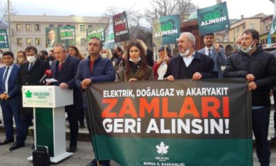Gelecek Partisi Bursa’dan zamlara protesto