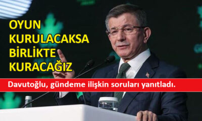 Davutoğlu’ndan ‘ittifak’ açıklaması