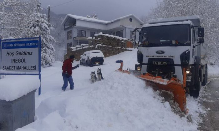 Bursa’da 246 mahalle yolu ulaşıma açıldı