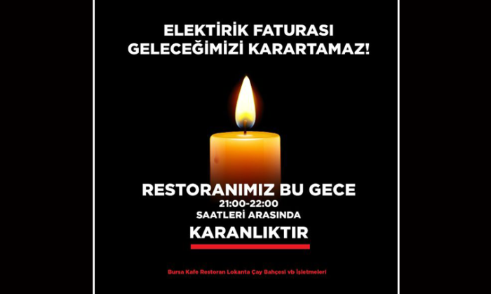 Bursa’da işletmeler ışıkları söndürüyor!