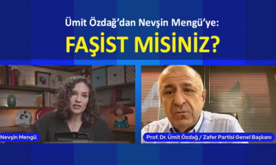 Ümit Özdağ’dan Nevşin Mengü’ye: Faşist misiniz?