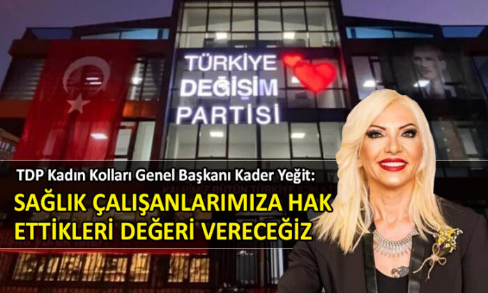 Kader Yeğit‘ten ’14 Mart Tıp Bayramı’ mesajı