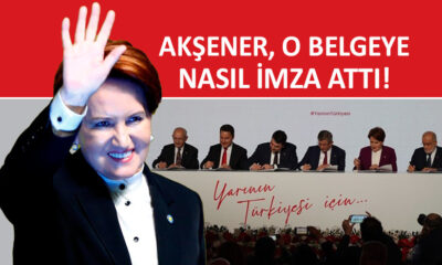 Meral Akşener, o belgeye nasıl imza attı!