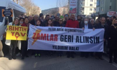 CHP Yıldırım İlçe teşkilatından ‘zamlar geri alınsın’ mitingi