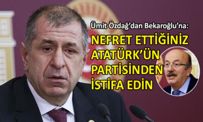 Ümit Özdağ ile CHP’li Bekaroğlu arasında ‘sığınmacılar’ tartışması