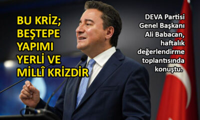 Ali Babacan: Bu iş çözülecek!