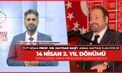 Prof. Dr. Haydar Baş, vefatının 2. yılında anılıyor