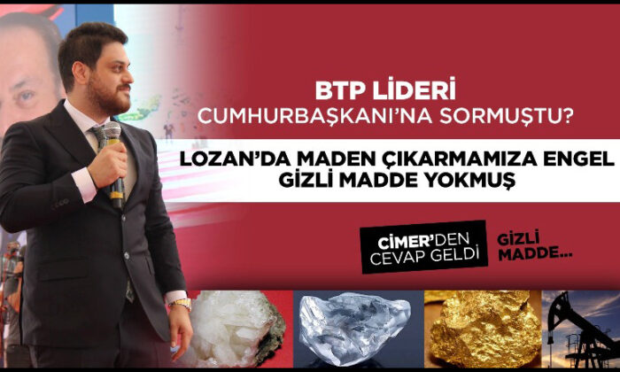 CİMER’den BTP’ye ‘maden’ yanıtı