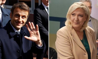 Fransa’da Macron ve Le Pen 2. turda yarışacak