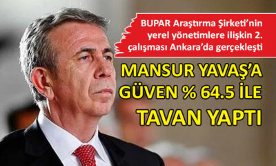 Vatandaşların Mansur Yavaş’a güveni tam