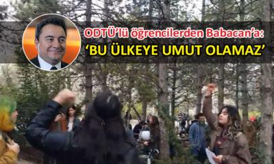 Öğrenciler, Ali Babacan’ı ODTÜ’ye sokmadı