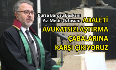 Bursa Barosu, 5 Nisan Avukatlar Günü’nü kutladı