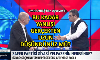 Özdağ ile Aysever arasında ‘sığınmacı’ polemiği