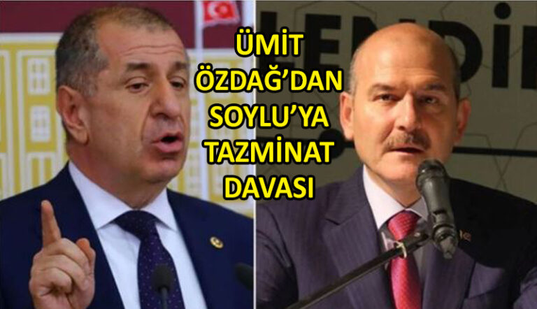 Ümit Özdağ, Soylu’ya manevi tazminat davası açtı!