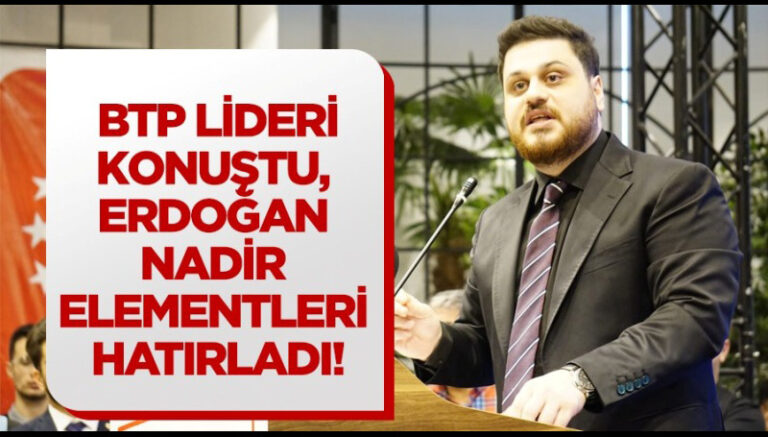 BTP lideri Baş’tan ‘maden potansiyeli’ vurgusu!