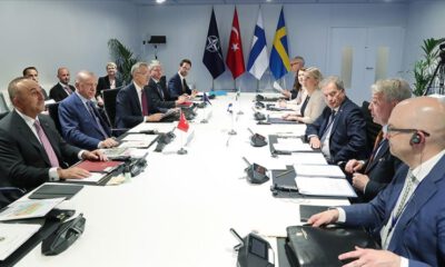 Erdoğan, Finlandiya ve İsveç liderleriyle görüştü