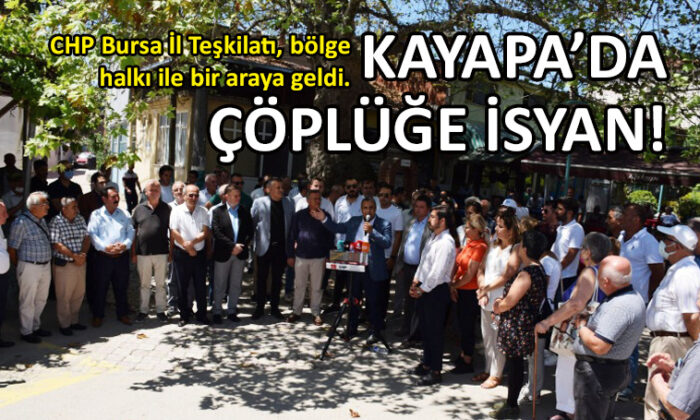 CHP Bursa İl Başkanı Karaca: Alinur Aktaş’ın vizyon projesi çöplük!
