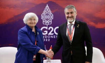 Hazine ve Maliye Bakan Nebati, ABD Hazine Bakanı Yellen ile görüştü