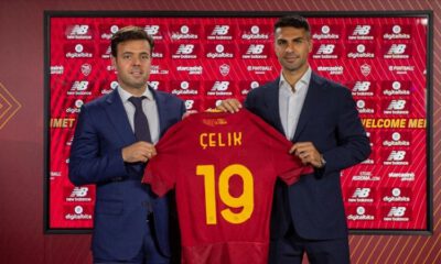 Roma Kulübü, yeni transferi Zeki Çelik’i tanıttı