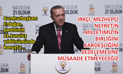 AK Parti 21.kuruluş yıl dönümünü kutluyor