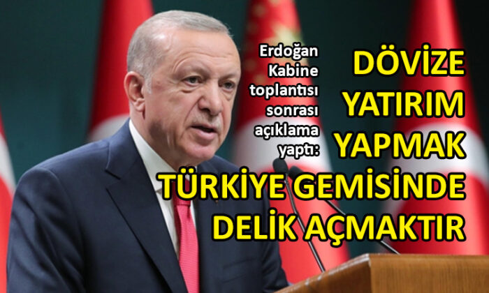 Cumhurbaşkanı Erdoğan’dan kritik açıklamalar