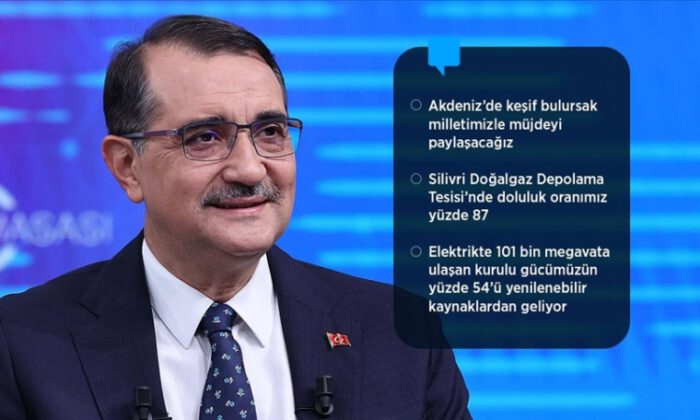 Bakan Dönmez: Mart 2023’te Karadeniz gazını karada yakmış olacağız