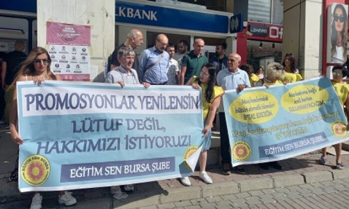 Eğitim Sen Bursa’dan ‘banka promosyonu’ tepkisi