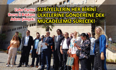 Zafer Partisi Bursa’dan sığınmacılar hakkında çirkin paylaşımlar nedeniyle suç duyurusu