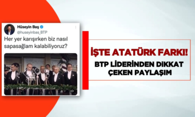 BTP lideri Baş’tan dikkat çeken paylaşım