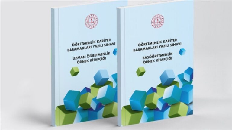 Öğretmenlik Kariyer Basamakları sınavı örnek soru kitapçığı yayımlandı