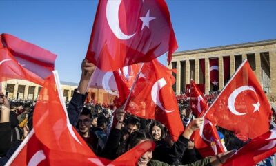 Anıtkabir’de 29 Ekim Cumhuriyet Bayramı coşkusu